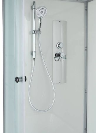 Душевая кабина AvaCan D D5010N 100х100 четверть круга без крыши ориентация универсальная