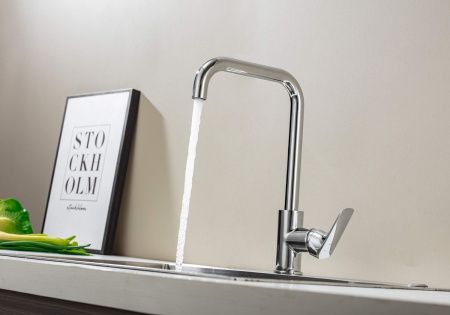 Смеситель для кухни Aquatek ВЕГА AQ1081CR на мойку хром