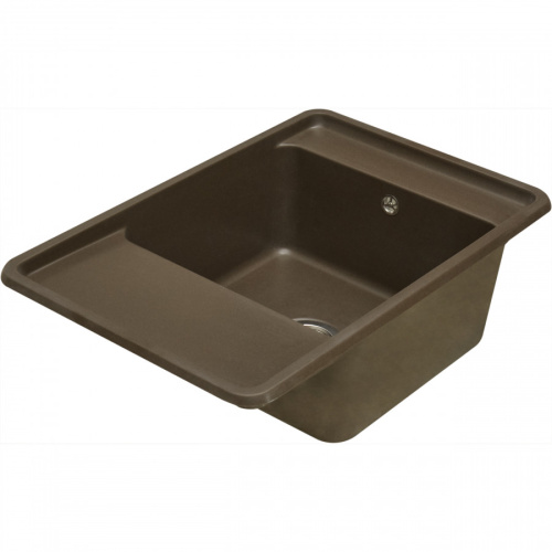 Кухонная мойка Aquaton Беллис 1A725032BS280 78х51 цвет коричневый - фото 4