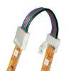 Коннектор для светодиодных лент Uniel UCX-SS4/B20-RGB WHITE 020 POLYBAG
