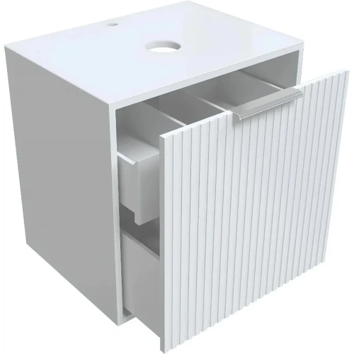 Тумба под раковину 1MarKa Estel Ц0000005451 60х45х60 цвет белый - фото 3