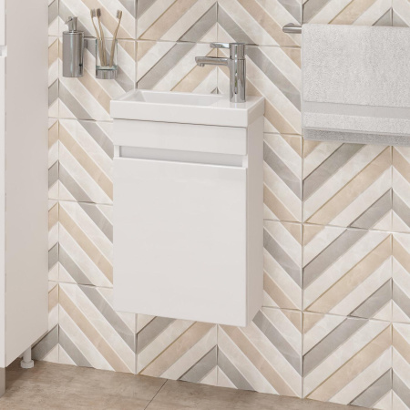 Тумба под раковину Onika Милтон 104007 39х21х56 подвесная