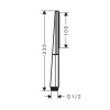 Душевая лейка Hansgrohe Rainfinity 26867340 цвет вороненая сталь