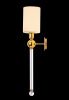 Бра Crystal Lux Mirabella (Мирабелла) MIRABELLA AP1 GOLD/WHITE