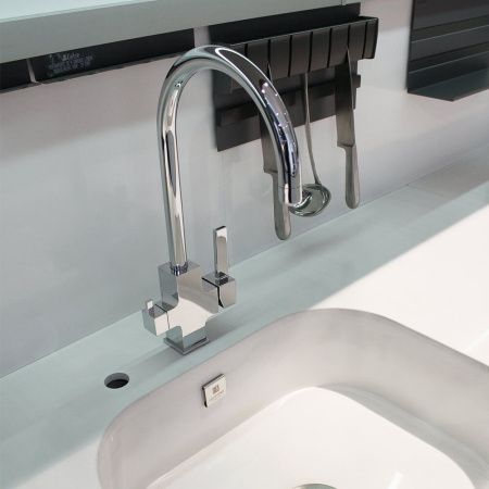 Смеситель для кухни Clever Square 60151 на мойку хром