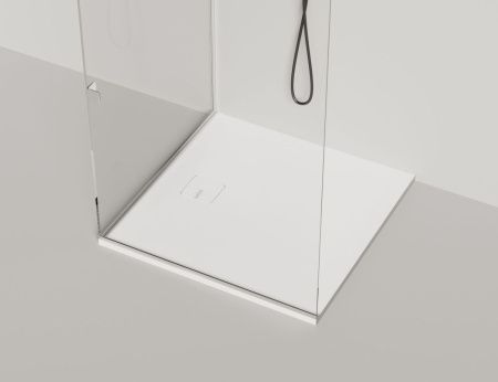 Душевой поддон из искусственного камня Salini OASI 120324MF 100х100 белый