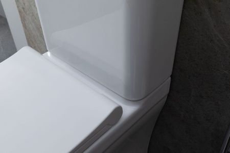 Чаша унитаза напольная Allen Brau Infinity 4.21012.20 цвет белый без бачка с сиденьем микролифт безободковая каскадный смыв