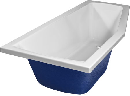 Ванна акриловая C-Bath CBA00402L 170х70 пристенная асимметричная