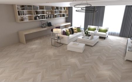 SPC ламинат Damy Floor CHEVRON DF02-Ch Пале-Рояль толщина 0.5 см 43 класс 600х127