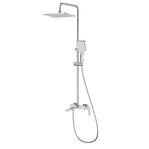 Душевая стойка Splenka S02.24 настенная цвет хром - фото 2