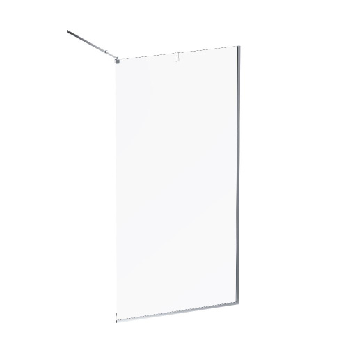 Душевая перегородка Am.Pm Func W84WI-100-F1-MTE 100х200 стекло прозрачное профиль хром глянцевый - фото 2