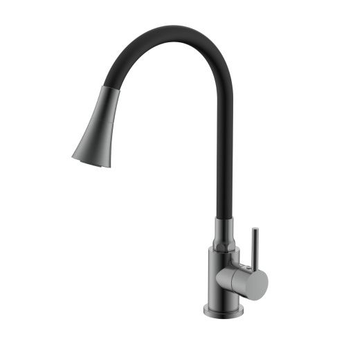 Смеситель для кухни Splenka S201 S201.4306.09 на мойку серый - фото 2