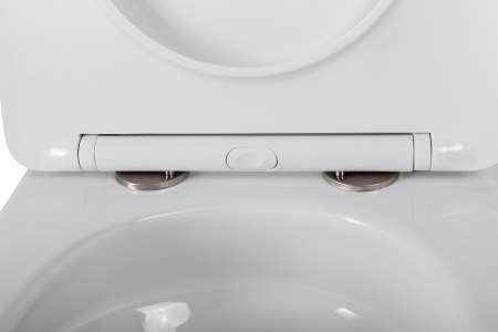 Унитаз подвесной BelBagno SFERA-R BB046CH-TOR/SC белый с сиденьем микролифт безободковый смыв торнадо