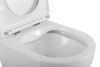 Унитаз подвесной BelBagno UNO BB3105CHR/SC белый с сиденьем микролифт безободковый каскадный смыв