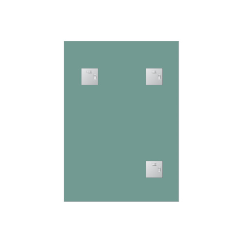 Зеркало в ванную Evoform Style BY 0802 50х70 цвет серый - фото 3