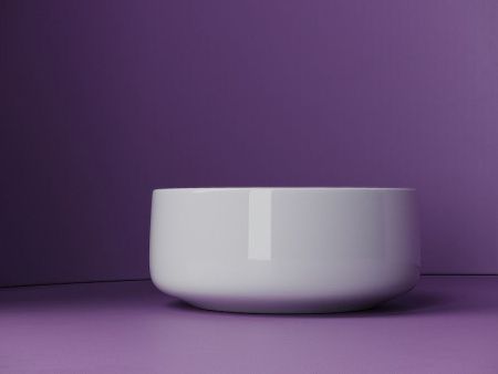 Раковина из сантехнического фарфора Ceramica Nova ELEMENT CN5047 40х40 накладная цвет белый без отверстий под смеситель