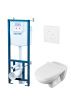 Комплект унитаз с инталляцией и клавишей смыва Santek Бореаль 1WH302464