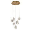 Светильник потолочный Delight Collection OD2440-7 gold/clear
