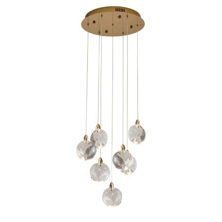 Светильник потолочный Delight Collection OD2440-7 gold/clear