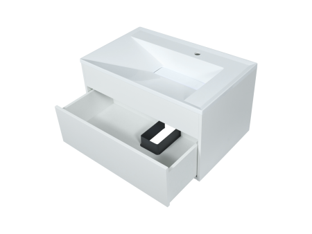 Тумба с раковиной Uperwood Lotus Premium 39340207460 80х50 цвет белый