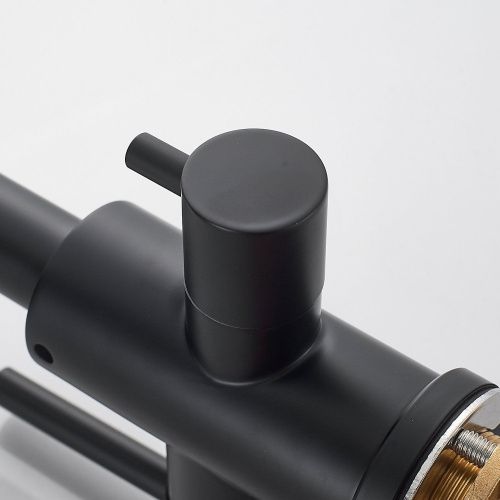 Смеситель для кухни Raffine F108H на мойку черный - фото 5