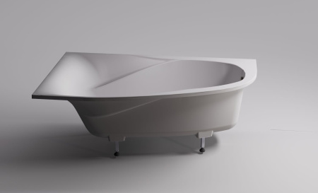 Ванна из литьевго мрамора Astra-Form Селена 01010039 170х100 угловая асимметричная с ножками