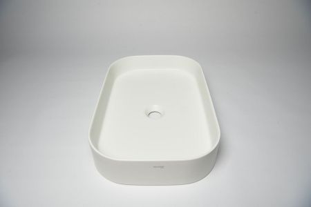 Раковина из сантехнического фарфора Galassia SMARTB 7402MT 60х40 накладная цвет белый