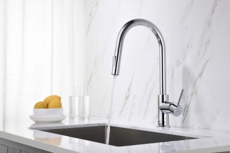 Смеситель для кухни Aquatek ЕВРОПА AQ1384CR на мойку хром