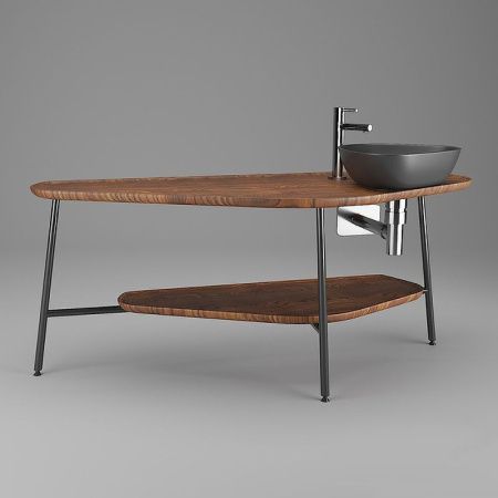 Раковина из сантехнического фарфора Vitra Plural 7812B483-0016 50х40 накладная цвет черный без отверстий под смеситель