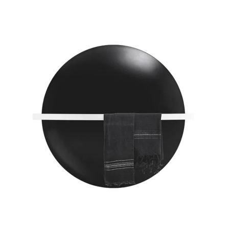 Полотенцесушитель Antrax Saturn&amp;Moon ECESM073001T/NEOP подвесной электрический черный матовый