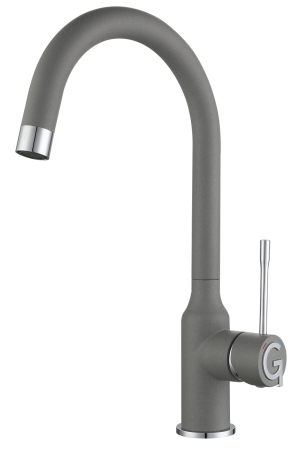 Смеситель для кухни Rivelato 1923502 grigio cromo на мойку хром/серый