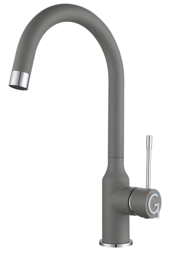 Смеситель для кухни Rivelato 1923502 grigio cromo на мойку хром/серый - фото 2