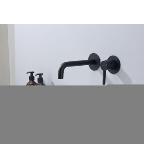 Смеситель для раковины Splenka S221 S221.11.06 встраиваемый в стену черный - фото 5