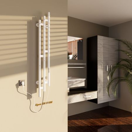 Полотенцесушитель электрический Altasan Бриз Бриз12017БМ 15х120 белый