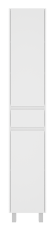 Шкаф-пенал Misty Алиса Э-Али0501-01Л 40х190 напольный цвет белый