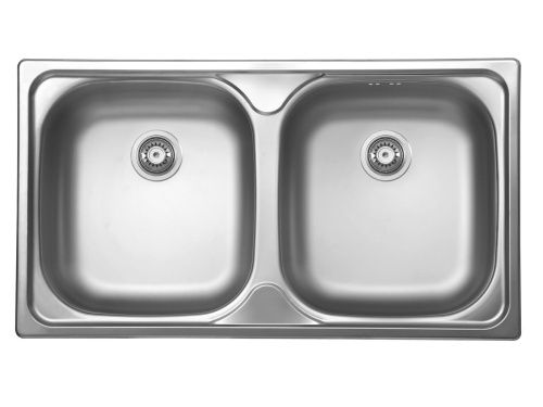 Кухонная мойка Ukinox Классика CLM780.435 20GT6K 0C 44х78 цвет нержавеющая сталь поверхность матовая - фото 2