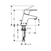 Смеситель Hansgrohe Focus 31604000 на раковину хром