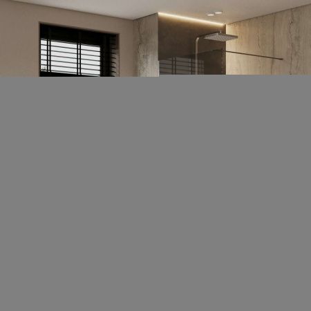 Душевая перегородка Allen Brau Infinity 3.21027.BBA 140х200 стекло прозрачное профиль черный