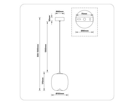 Светильник подвесной Ambrella Light Modern (Модерн) LH11093