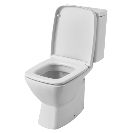 Унитаз-компакт напольный с бачком Santek Нео 1WH302187 белый с сиденьем микролифт душевой смыв