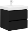 Тумба под раковину Aquanet Вега 2.0 00337953 58х47х50 подвесная цвет черный