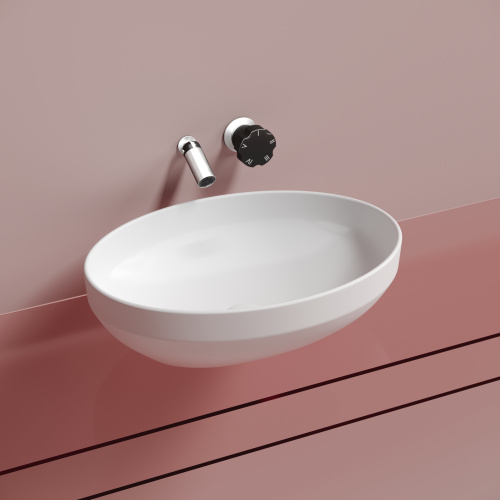 Раковина Ceramica Nova ELEMENT 50 см CN6056MW накладная цвет белый матовый - фото 4