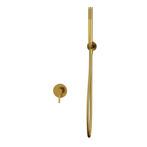 Смеситель для душа Whitecross Y brushed gold YSET02GLB встраиваемый золото брашированное без термостата - фото 2
