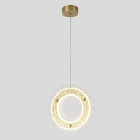 Светильник подвесной Crystal Lux Diego (Диего) DIEGO SP25W LED BRASS