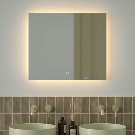 Зеркало с подсветкой Defesto GLOW DF 2516SH 70х60 подвесное