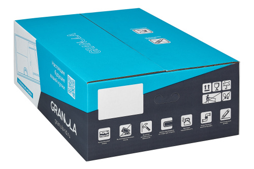 Кухонная мойка Granula 7001, ШВАРЦ 70x50 цвет шварц - фото 3