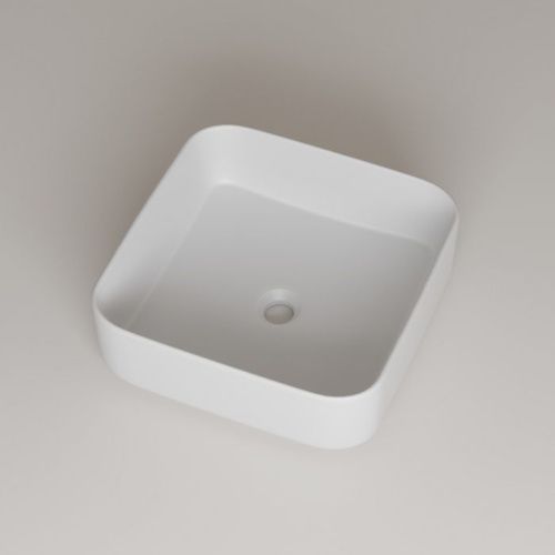 Раковина керамическая IDDIS Bridge BRIWS04i27 39х39 накладная цвет белый без отверстий под смеситель - фото 4