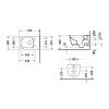 Унитаз подвесной Duravit Me by Starck 45290900A11 (25290900001+002009) белый с сиденьем микролифт безободковый