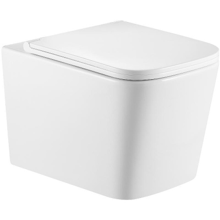 Унитаз подвесной Тритон Verso Щ0000057972 белый с сиденьем микролифт безободковый каскадный смыв