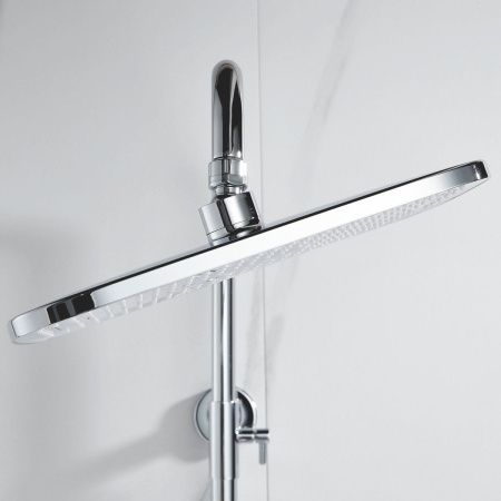 Душевая стойка Shevanik S4136 настенная цвет хром